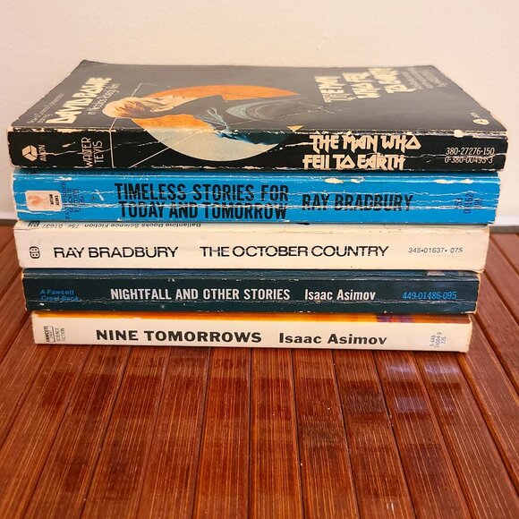 5 Vintage Classic Sci Fi Paperback Novels - Picture 2 of 6